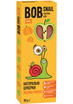 Натуральные конфеты Bob Snail Яблоко-Тыква, 30 г